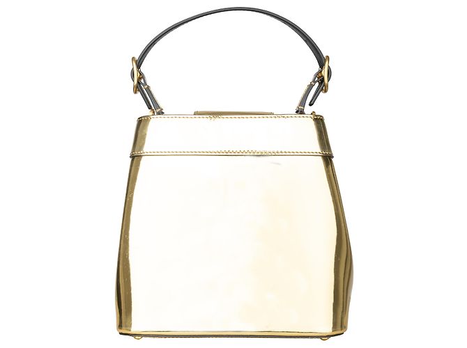 Borsa tote con logo Valentino Supervee D'oro - vista 4
