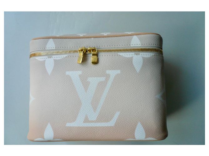 LOUIS VUITTON - NICE BB POOL BRUME VANITY CASE - NEUVE ESAURITO Beige - vista 10