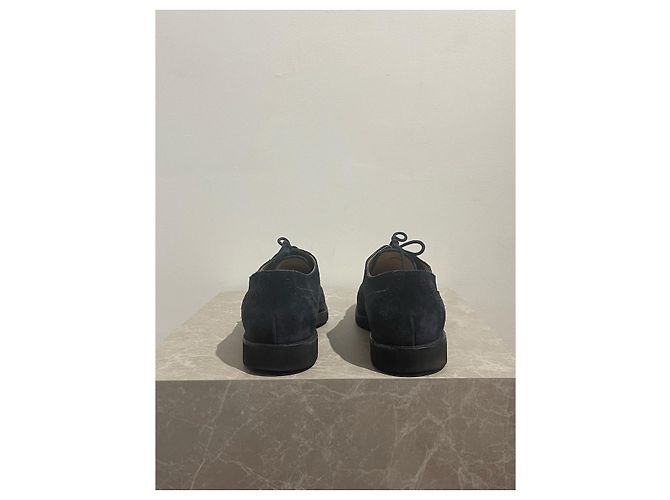 TOD'S Ballerine T.EU 41 Camoscio Blu - vista 4