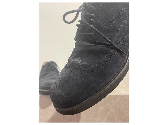 TOD'S Ballerine T.EU 41 Camoscio Blu - vista 6