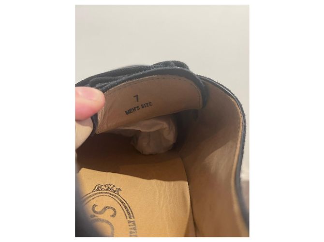 TOD'S Ballerine T.EU 41 Camoscio Blu - vista 8