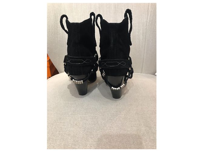 ISABEL MARANT ETOILE Stivaletti T.EU 38 Camoscio Nero - vista 5