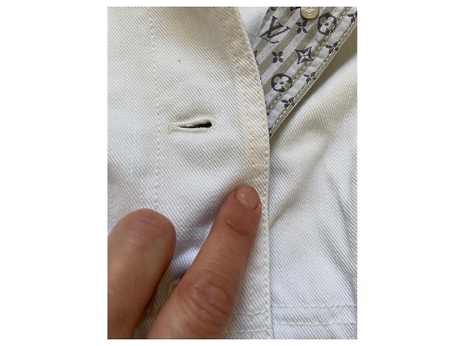 Louis Vuitton Jeansjacke Weiß Monogramm - Ansicht 2