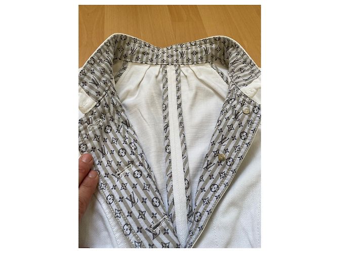 Louis Vuitton Jeansjacke Weiß Monogramm - Ansicht 4