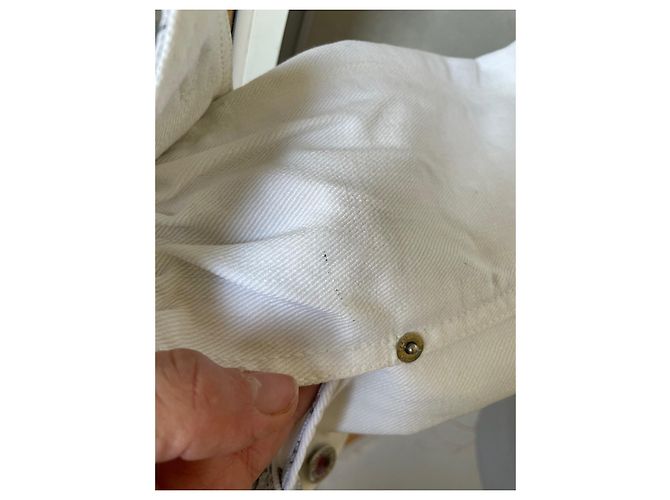 Louis Vuitton Jeansjacke Weiß Monogramm - Ansicht 7