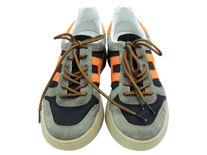 Hogan Turnschuhe mit orangefarbenem "H" - Ansicht 3
