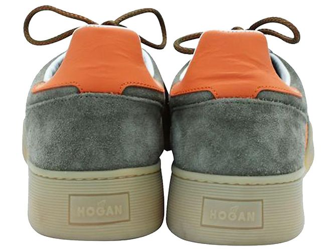 Hogan Turnschuhe mit orangefarbenem "H" - Ansicht 4