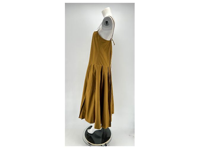 Vestido Khaite T.US 4 Algodón Castaño - vista 3