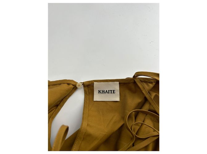 Vestido Khaite T.US 4 Algodón Castaño - vista 5