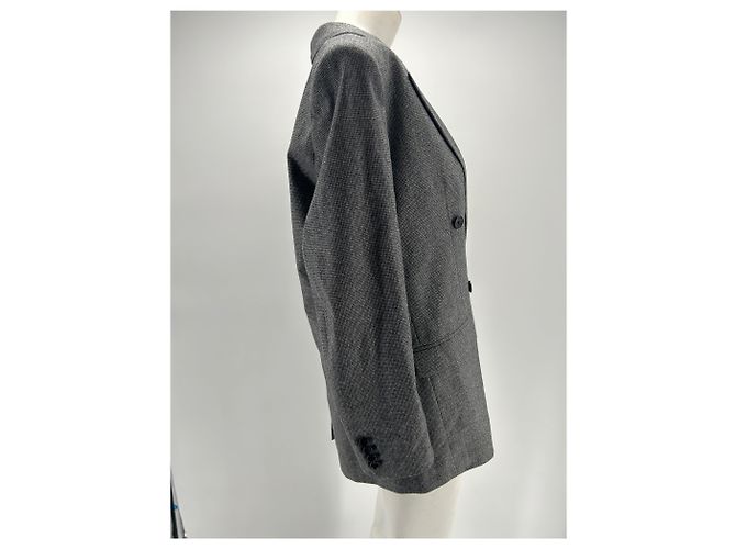Isabel Marant Jacken T.FR 36 Wolle Grau - Ansicht 4