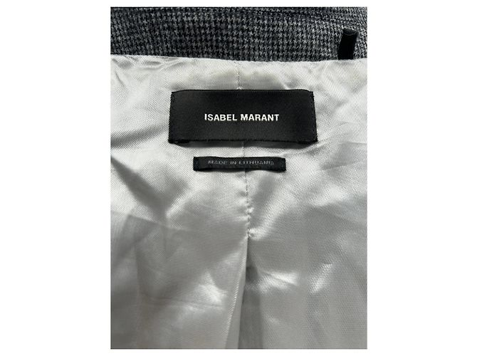 Isabel Marant Jacken T.FR 36 Wolle Grau - Ansicht 6