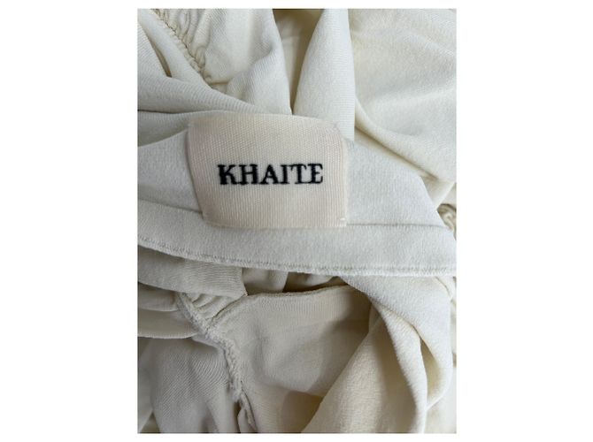 Khaite Kleider T.International M Viskose Beige - Ansicht 8
