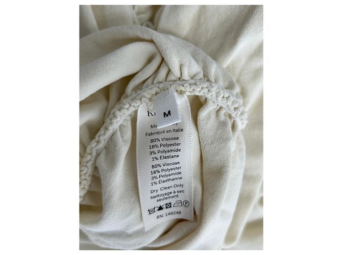 Khaite Kleider T.International M Viskose Beige - Ansicht 9