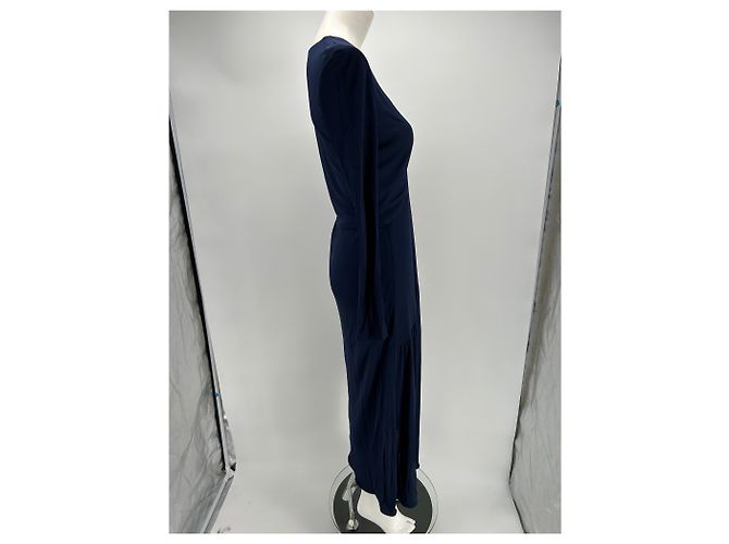 Autre Marque Sies Marjan Kleider T.US 4 Viskose Blau - Ansicht 4