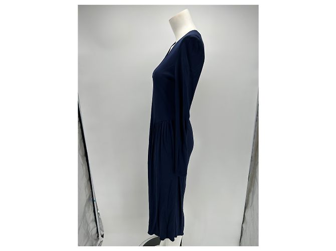 Autre Marque Sies Marjan Kleider T.US 4 Viskose Blau - Ansicht 5
