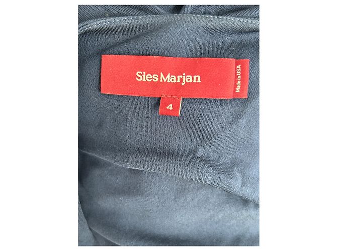Autre Marque Sies Marjan Kleider T.US 4 Viskose Blau - Ansicht 9