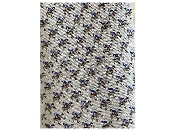 Hermès Silk Ties Blue - view 4
