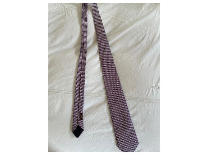 Hermès Silk Ties Blue - view 6
