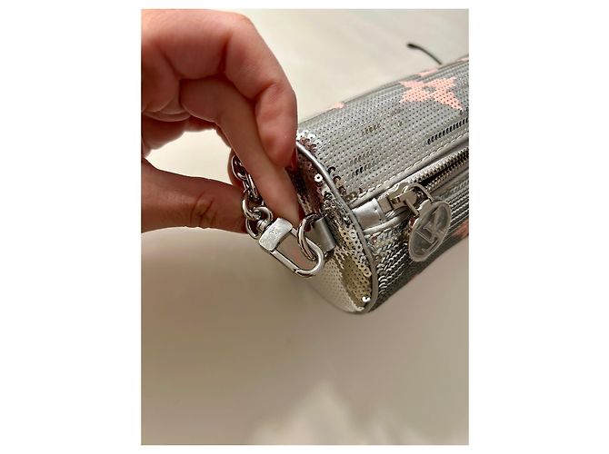 Louis Vuitton POCHETTE PAPILLON LIMITED Argento - vista 4