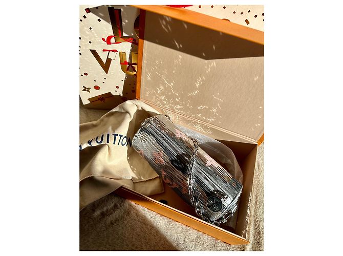 Louis Vuitton POCHETTE PAPILLON LIMITED Argento - vista 6