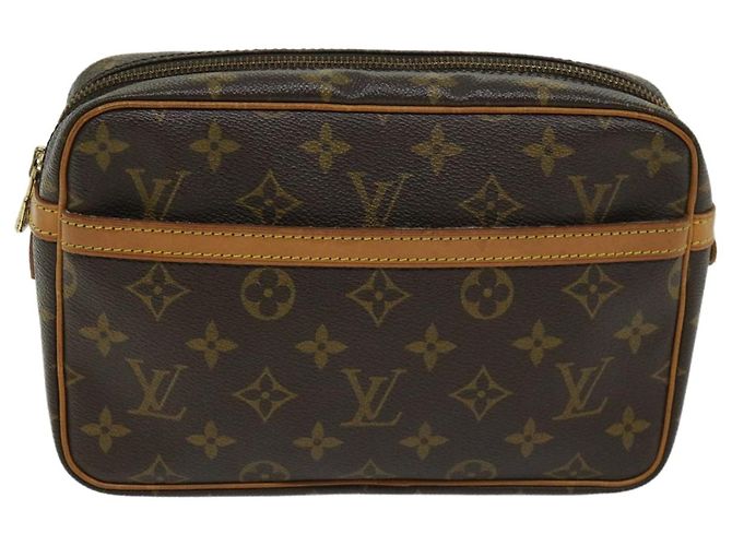 Louis Vuitton Monogram Compiegne 23 Bolso de mano M51847 Autenticación LV5901 Monograma - vista 13