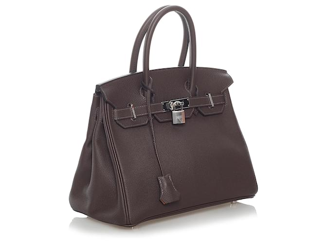 Hermès Borse HERMES Birkin 30 Marrone - vista 2