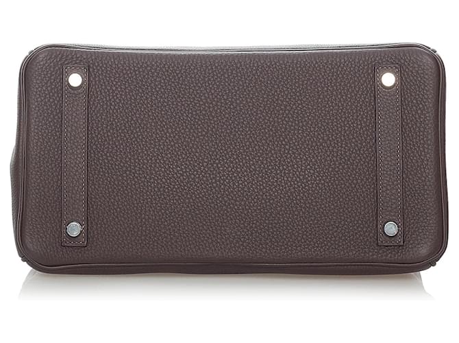 Hermès Borse HERMES Birkin 30 Marrone - vista 4