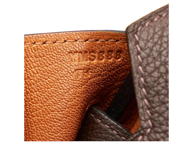 Hermès Borse HERMES Birkin 30 Marrone - vista 7