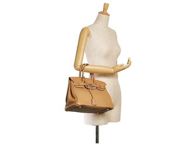 Hermès HERMES Handbags Birkin 30 Brown - view 12