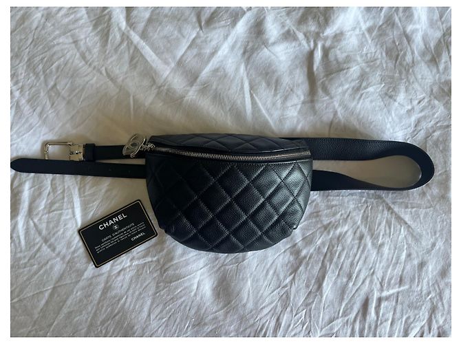 Mademoiselle Gürteltasche / Bauchtasche CHANEL Schwarz - Ansicht 11