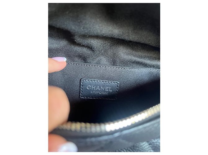 Mademoiselle Gürteltasche / Bauchtasche CHANEL Schwarz - Ansicht 3