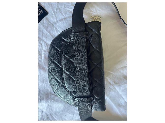 Mademoiselle Gürteltasche / Bauchtasche CHANEL Schwarz - Ansicht 8