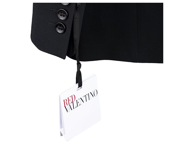 Red Valentino – Klassischer Blazer Schwarz - Ansicht 8
