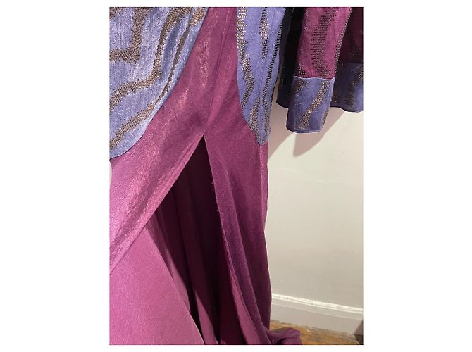Autre Marque RAISA VANESSA Kleider T.International S Polyester Lila - Ansicht 4
