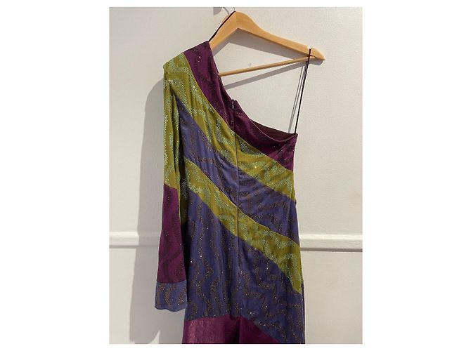 Autre Marque RAISA VANESSA Kleider T.International S Polyester Lila - Ansicht 5