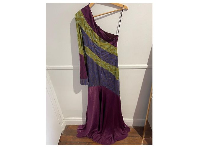 Autre Marque RAISA VANESSA Kleider T.International S Polyester Lila - Ansicht 6