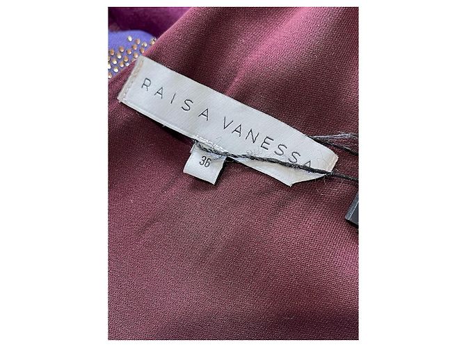 Autre Marque RAISA VANESSA Kleider T.International S Polyester Lila - Ansicht 7