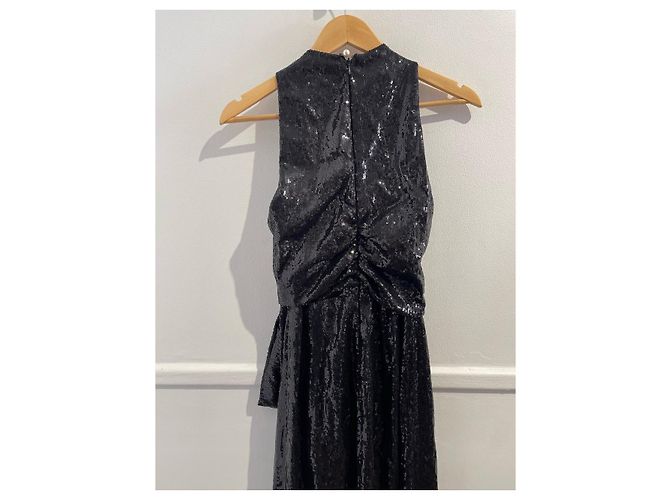 Autre Marque ANDERE MARKE Kleider T.International S Polyester Schwarz - Ansicht 5