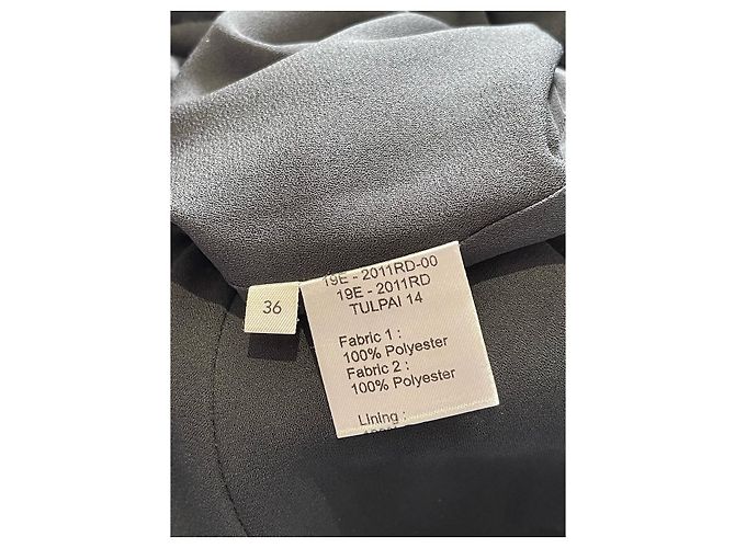 Autre Marque ANDERE MARKE Kleider T.International S Polyester Schwarz - Ansicht 9