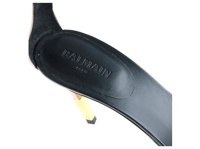 BALMAIN - Nackte Lederpumps (Größe 38) Pink - Ansicht 6