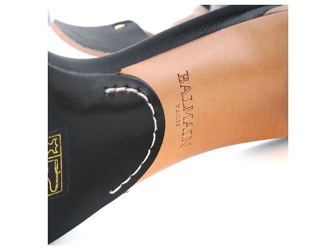 BALMAIN - Nackte Lederpumps (Größe 38) Pink - Ansicht 8