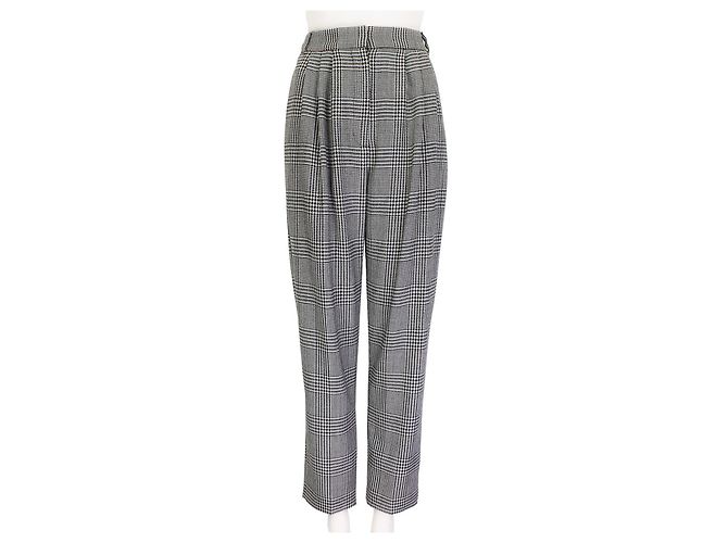 Conjunto de casaco e calça xadrez de Alexander McQueen Preto - vista 11