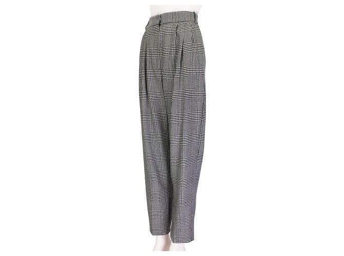Conjunto de casaco e calça xadrez de Alexander McQueen Preto - vista 12