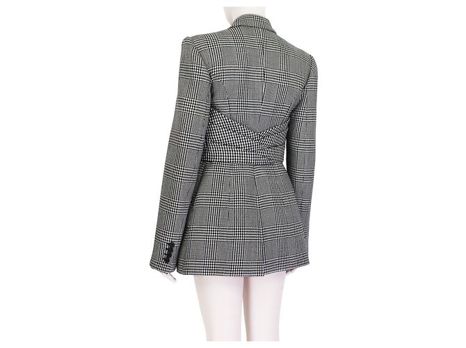 Conjunto de casaco e calça xadrez de Alexander McQueen Preto - vista 7