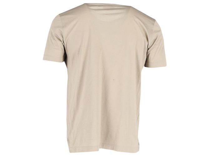 Camiseta Hermès de algodón gris Castaño - vista 3