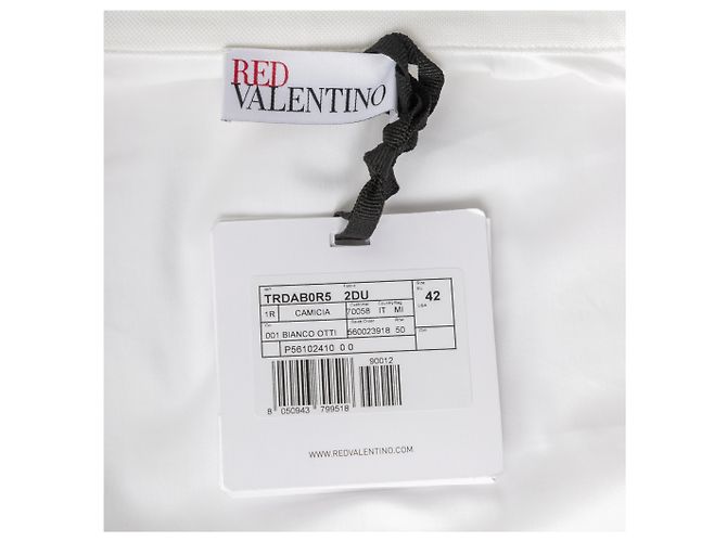 Camicia bianca classica Red Valentino Bianco - vista 5