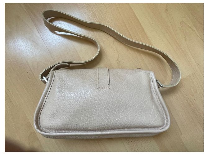 Chanel Baguette Tasche Leder Beige - Ansicht 2