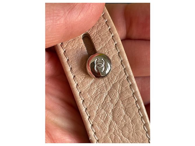Chanel Baguette Tasche Leder Beige - Ansicht 4