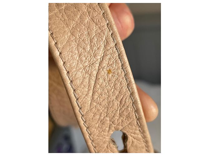 Chanel Baguette Tasche Leder Beige - Ansicht 6