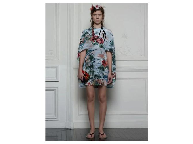 Valentino Hawaiian Couture Cape-Kleid Mehrfarben - Ansicht 2